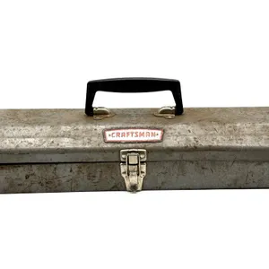 Vintage Craftsman Metal Toolbox 20” x 6” x 4”