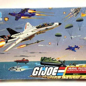 Vintage 1985 GI Joe Puzzle Battle 1 
-  all