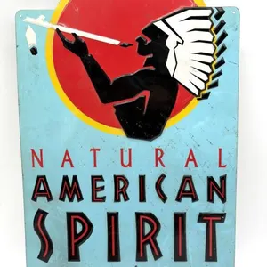 American Spirit Cigarettes Sign 12” x 19”