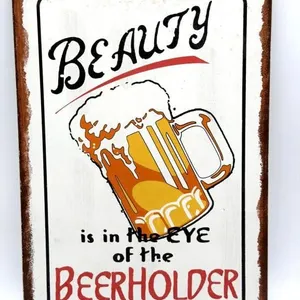 Novelty Bear Sign with Hanger 9” x 13”
