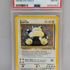 1999 Pokemon Jungle Snorlax Holo #11 PSA 8