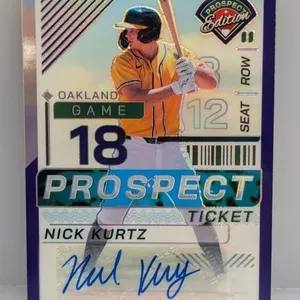 2024 Panini Prospect Nick Kurtz Auto #25/125