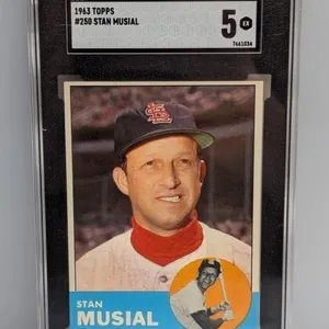 1963 Topps Stan Musial #250 SGC 5
