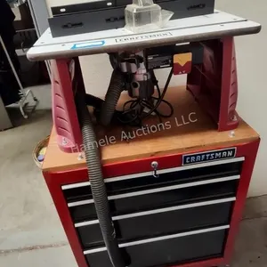 Craftsman router with tool chest and contents