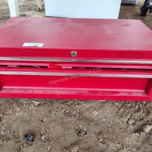 2 drawer tool cabinet with contents