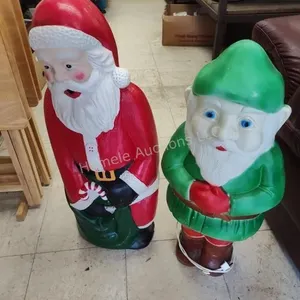 2 blow mold Christmas figures