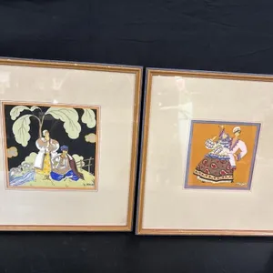 Art-Deco Pochoir prints (hand-colored) Slavic