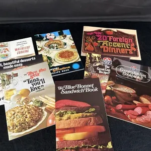 Vintage cooking pamphlets