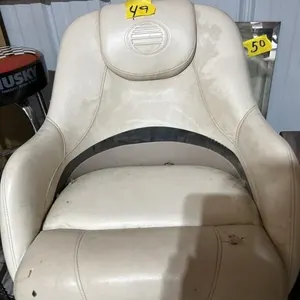 LEATHER CHAIR (ALL METAL MIRROR)