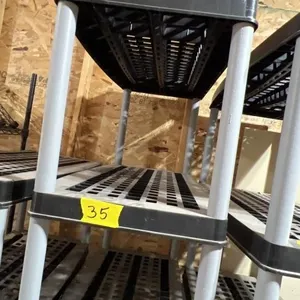 PLASTIC STORAGE RACK (5 SHELVES)