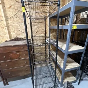 METAL STORAGE RACK (5 SHELVES)