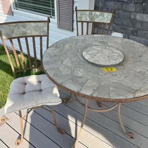 3 PCS METAL PATIO SET