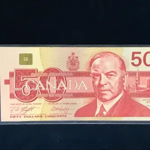 1988 Canadian Snowy Owl $50 Bank Note