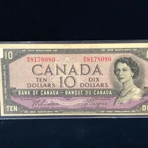 1954 Canadian $10 Bank Note