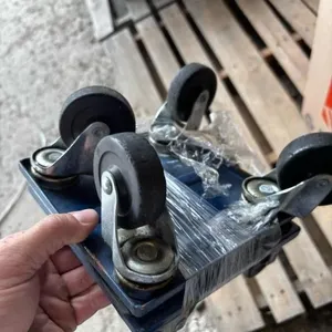 Rolling caster pair