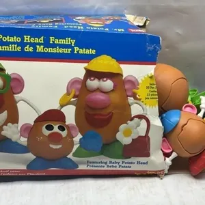 Vintage Mr Potato Head Doll toy lot with box