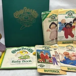 Vintage Cabbage Patch Kids Pattern book bank log t
