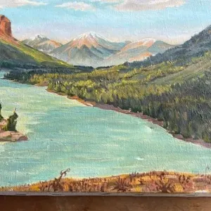 Original Oil Painting 1972 Horton