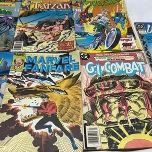 Vintage Comic Comic Book lot Marvel DC Batman Spid