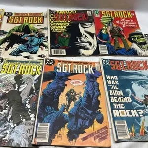 Sargent rock DC Comic Book lot military Army