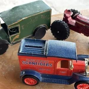 Vintage Diecast Tin & Truck tractor toy lot