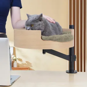 New $60 Cat Bed Desk with Mat, 360  Rotation,...