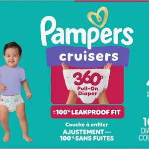 SEALED $40 (Size4-108Pcs) Pampers Diapers