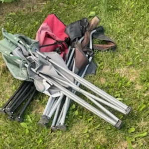 3 Folding chairs