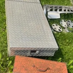 Aluminum Truck tool box, 69"L x 21"W x 13"H &
