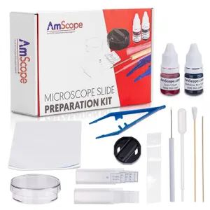 AmScope SP-14 Microscope Slide Preparation Kit