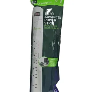 Greenlite Power Strip 7 Outlets 3' Cord Surge