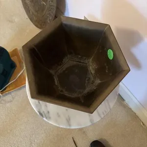 Brass planter