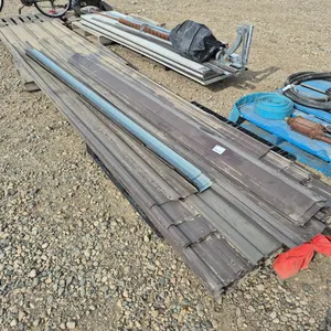 Brown Metal Siding/ Rig Cap / Drip Edge (See Description)