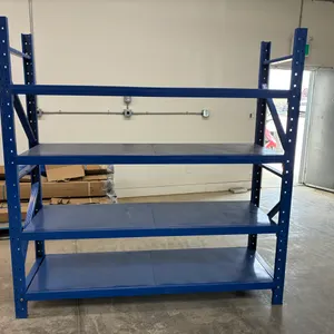 Unused Four Tier Metal Shelf 300 lb (78" x 23.5 x 79.5)
