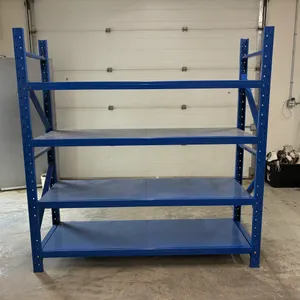Unused Four Tier Metal Shelf 300 lb (78" x 23.5 x 79.5)