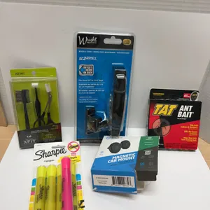 Office and Personal Accessory Bundle: Tailoring Kit, Door Handle, Car Mount, Markers, Ant Bait (5 It