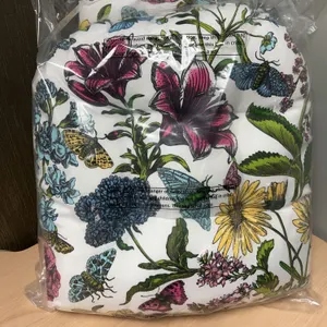 Decorative Pillows with Botanical and Butterfly Print, outdoor furniture New