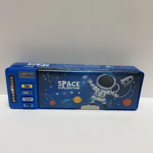 Space Exploration Multi-Function Luxury Pencil Box with Space Race Astronaut Theme
