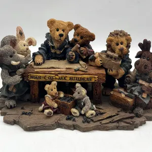 Boyds Bears Noah & Co. Ark Builders 1996