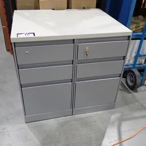 Steelcase Double Pedestal Office Cabinet.