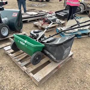 CRAFTSMAN 20" LAWN MOWER W/ BAGGER, FERTILIZER SPREADER