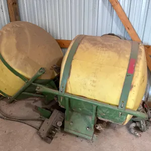 John Deere 220 belly mount sprayer with tanks