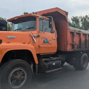 1990 Ford L8000 Dump Truck with Plow and Wing