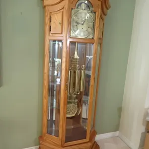 Colonial Times Oak Clock