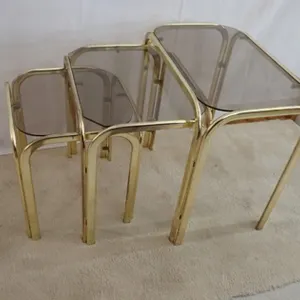 Smokey Glass and Brass