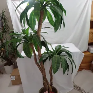 Faux Tree with broad leaves