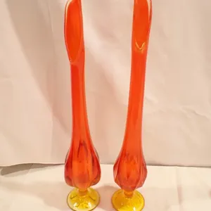 Amberina Vases