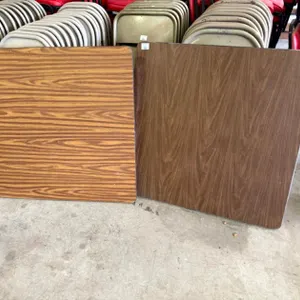 2 Wooden Folding Tables, 36 X 36