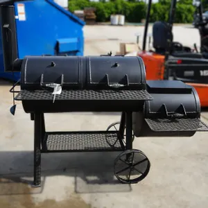 Side Fire Smoker and BBQ Pit