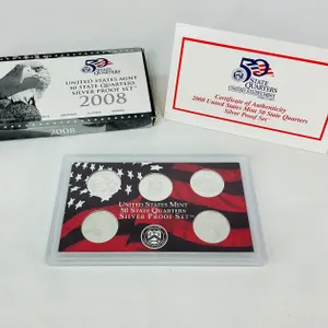 2008 US Mint Silver State Quarters Proof Set